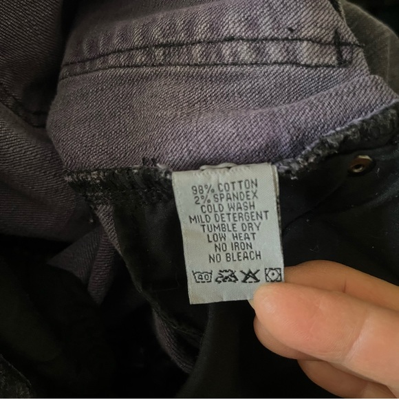 SOCIAL COLLISION Jeans Rude by Lip Service Washed Black 5 Pocket Size 30 x 32 - Picture 6 of 8